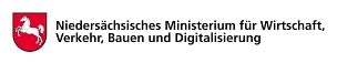 Logo: Nds. Ministerium Wirtschaft, Verkehr, Bauen, Digitalisierung © Nds. Ministerium Wirtschaft, Verkehr, Bauen, Digitalisierung